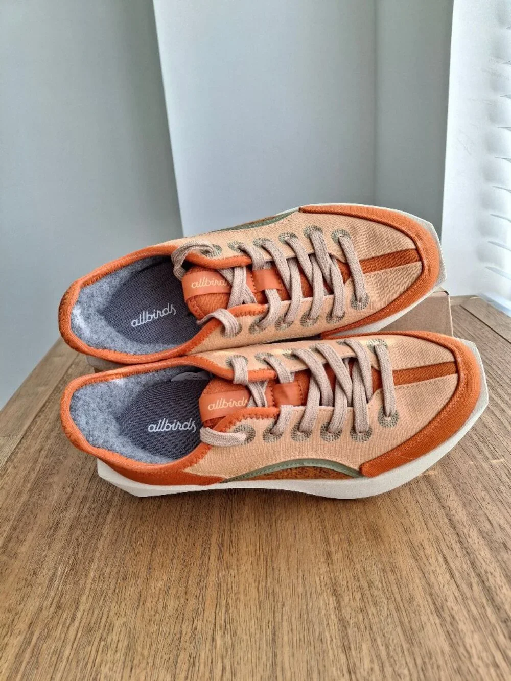 (New)‎ allbirds – Riser Sneakers (Honey Rust/Natural White) – Women's 9